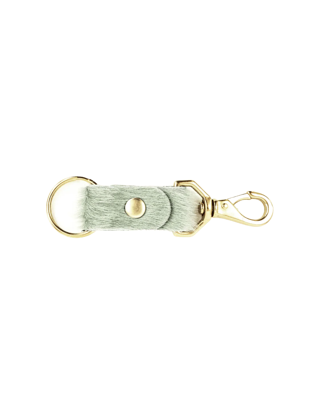 Seafoam Hair on Hide Keychain