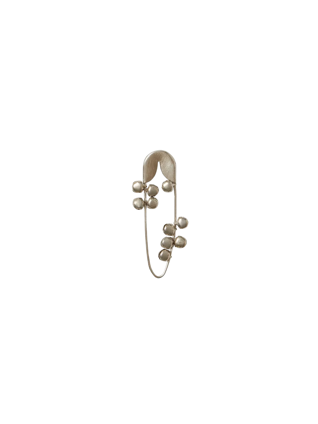 Silver Safety Pin Bell (S)