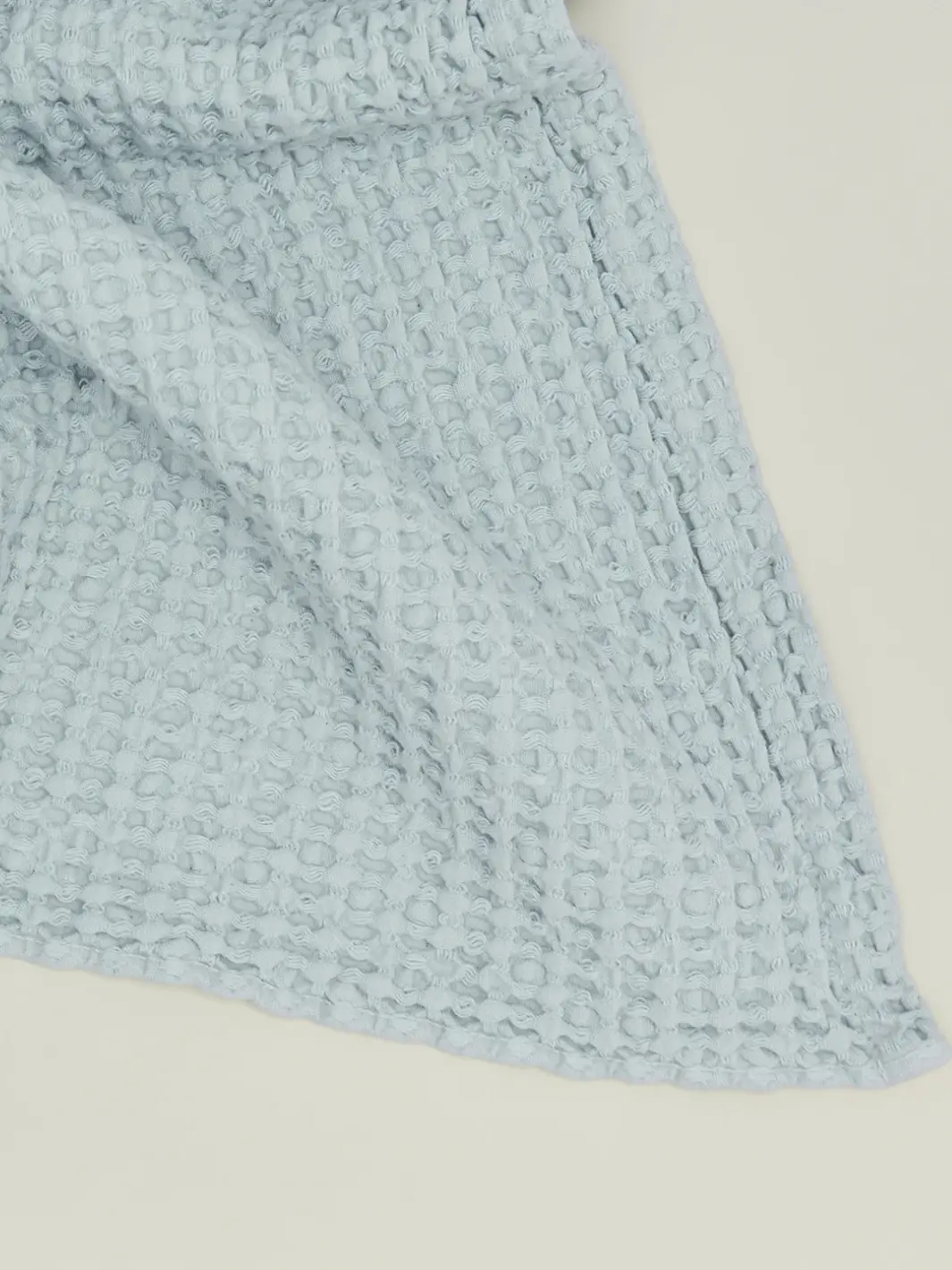 Simple Waffle Towel - Sky - Image 2