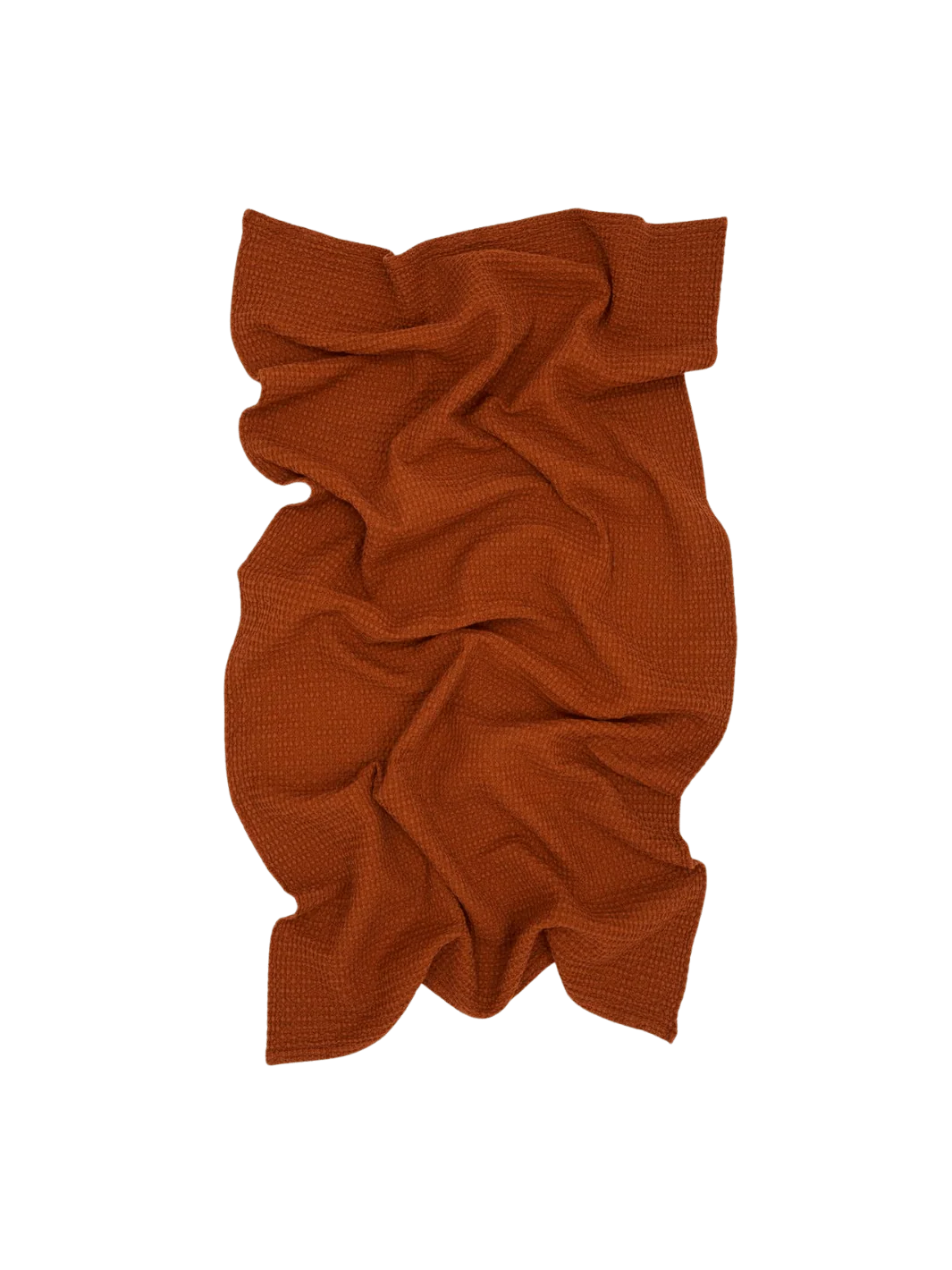 Simple Waffle Towel - Terracotta