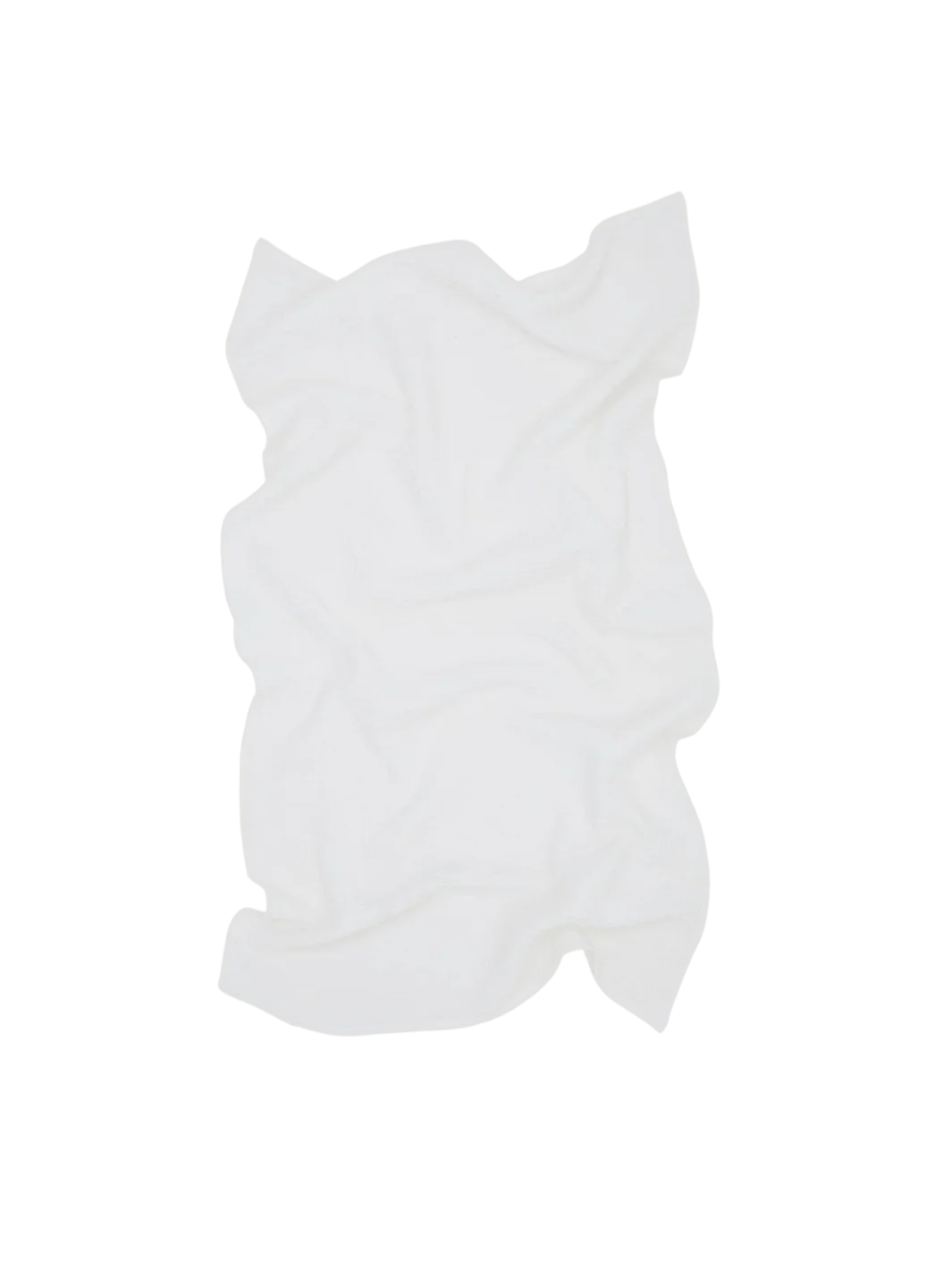 Simple Waffle Towel - White