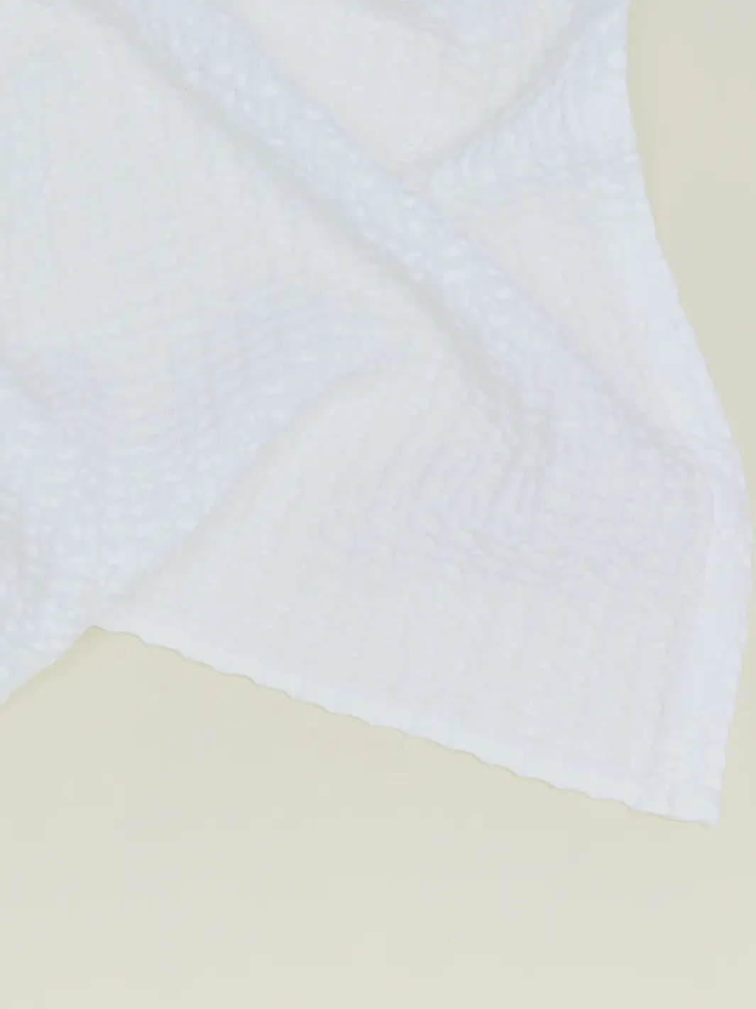 Simple Waffle Towel - White - Image 2
