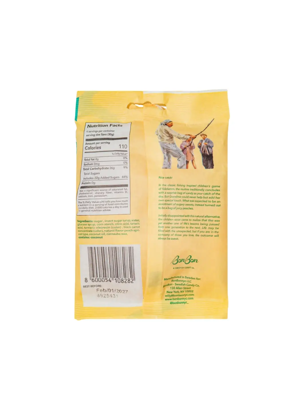 Sour Peach Fish Swedish Candy - Image 3