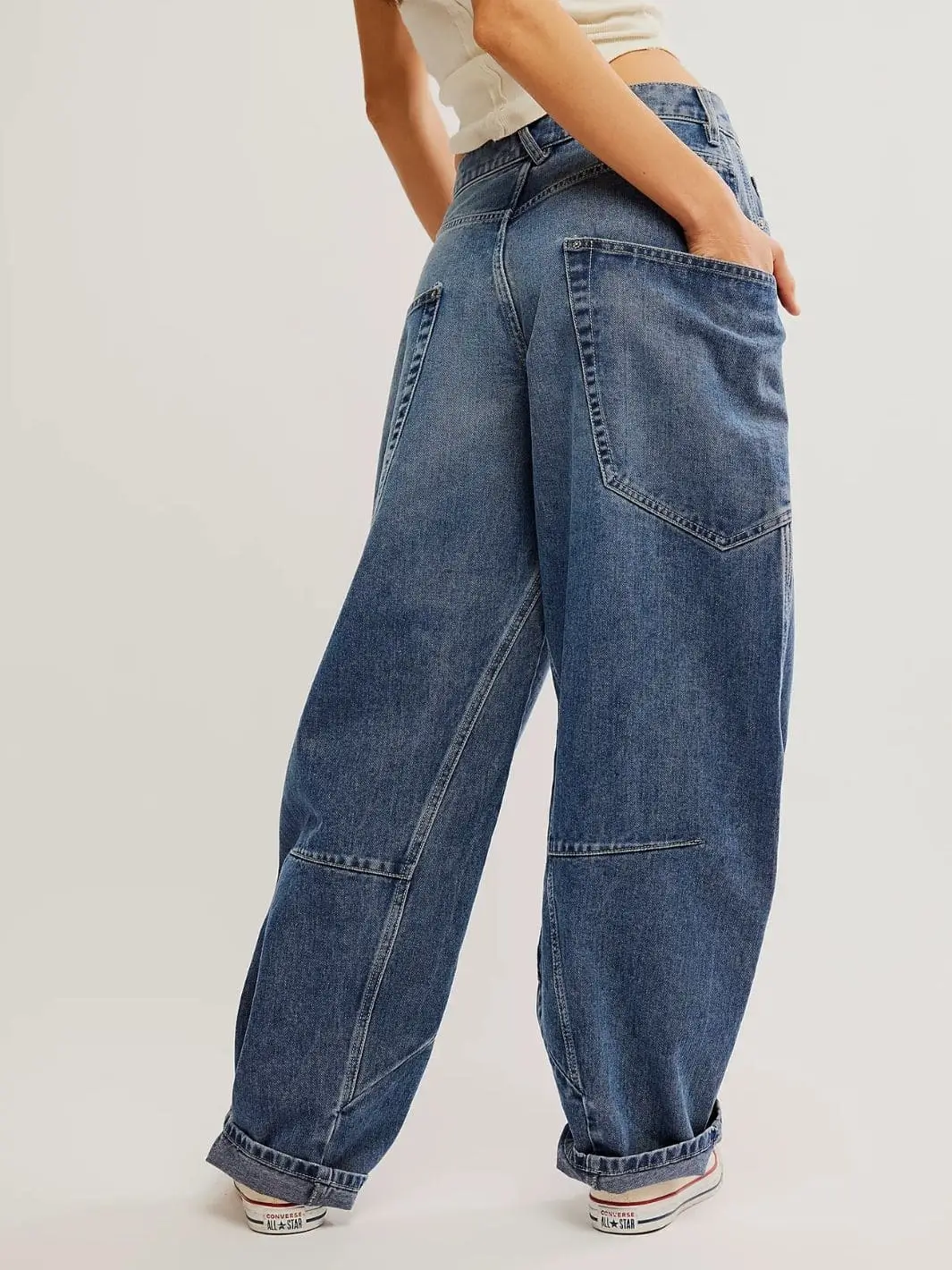 Sugar And Spice Barrel Jeans - Beatrix Indigo - Image 5
