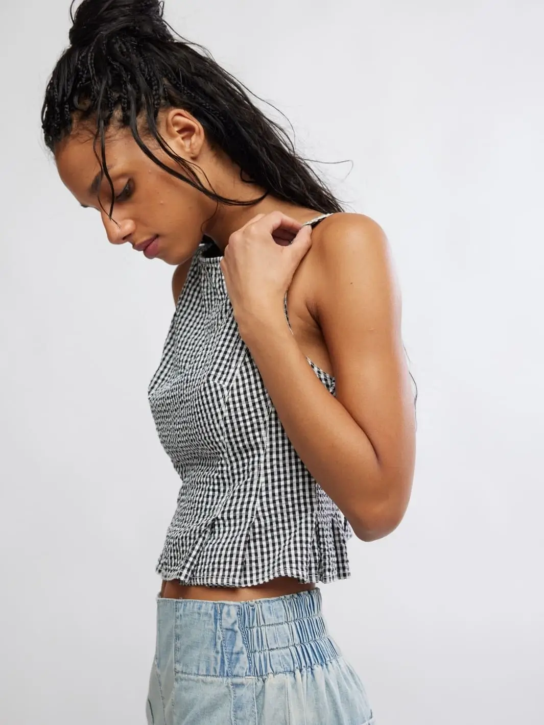 Sunfaded Top - Black and White Combo - Image 3