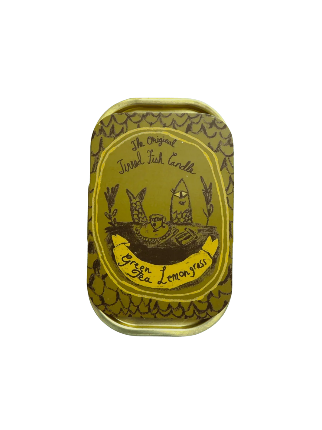 Tinned Fish Candle - Green Tea & Lemongrass