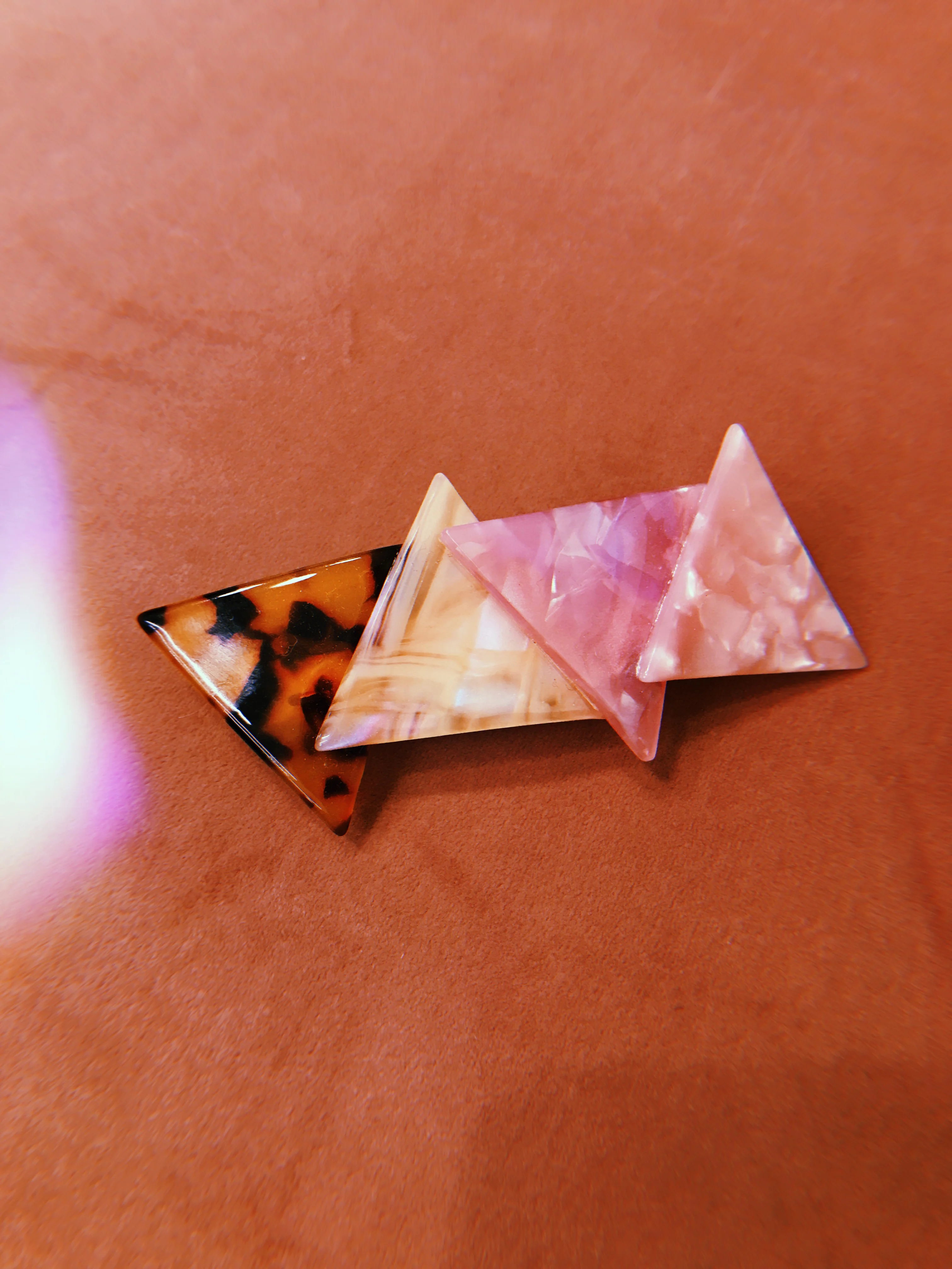 Triangle Barrettes - Image 3