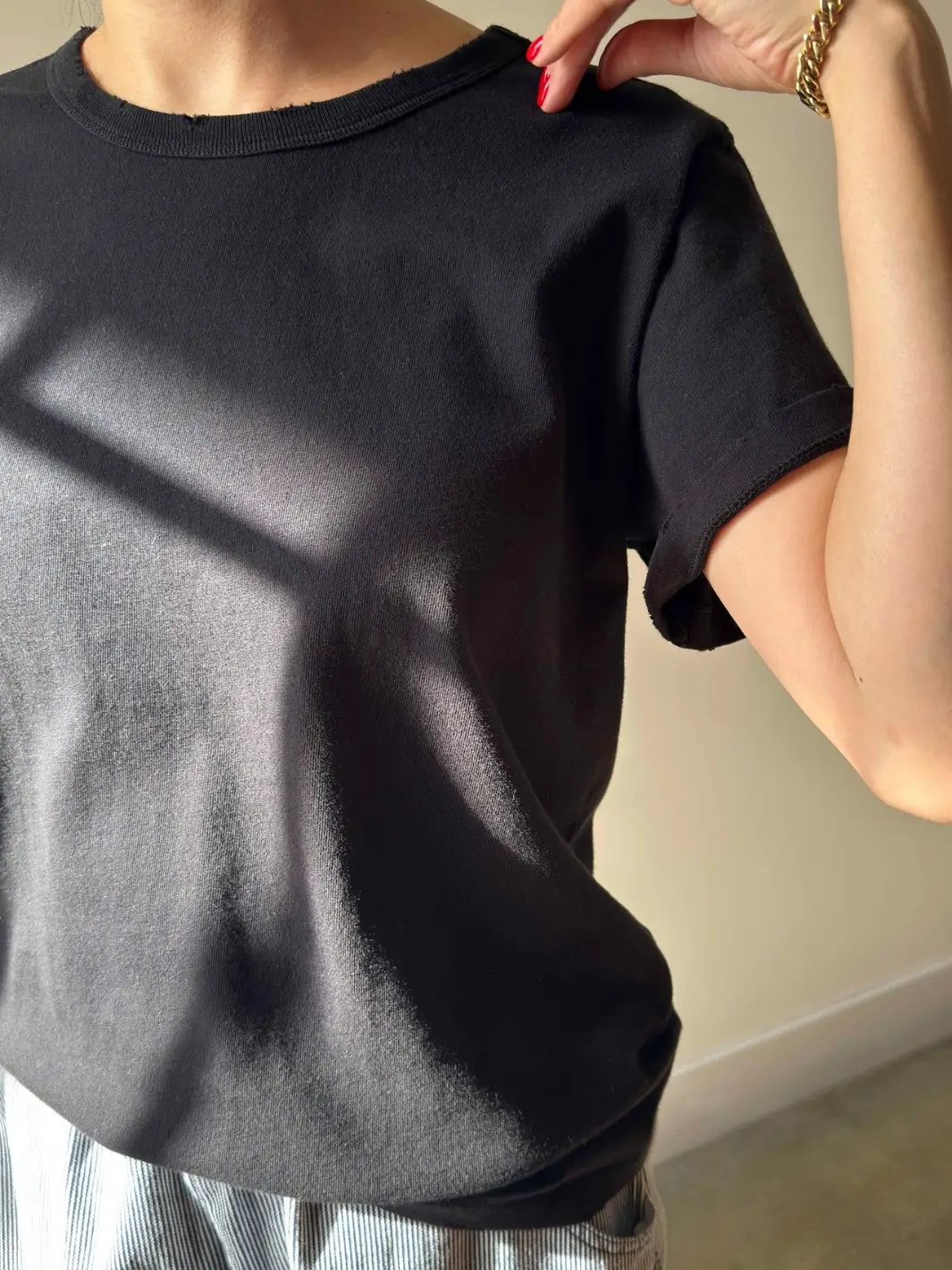Vintage Boy Tee - True Black - Image 4