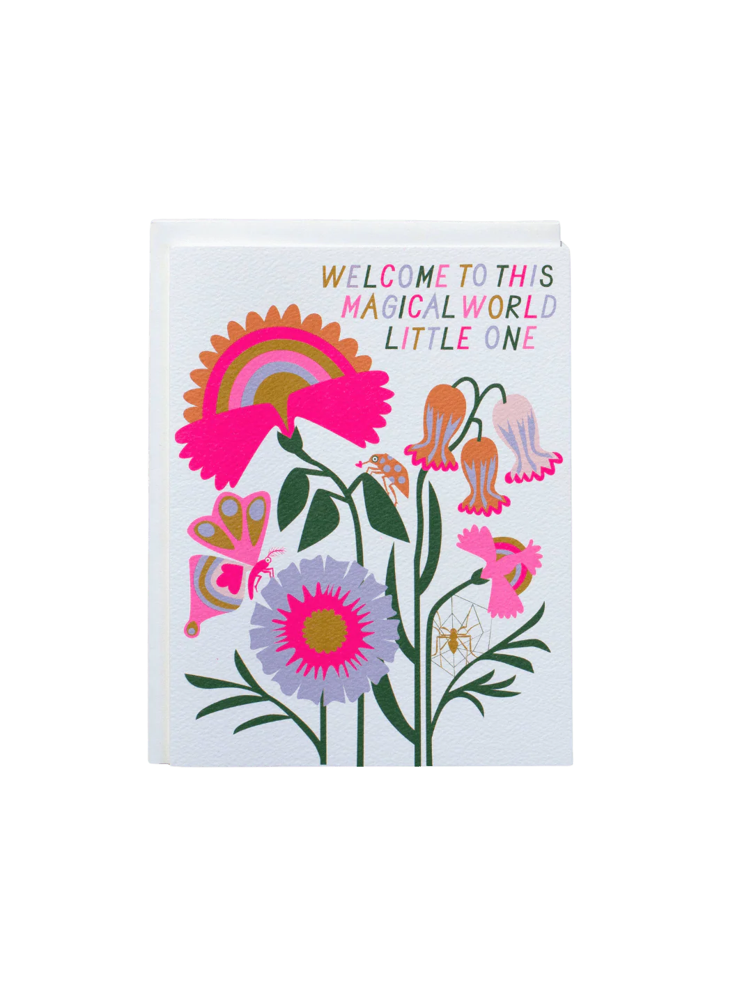Welcome to this Magical World Baby Note Card