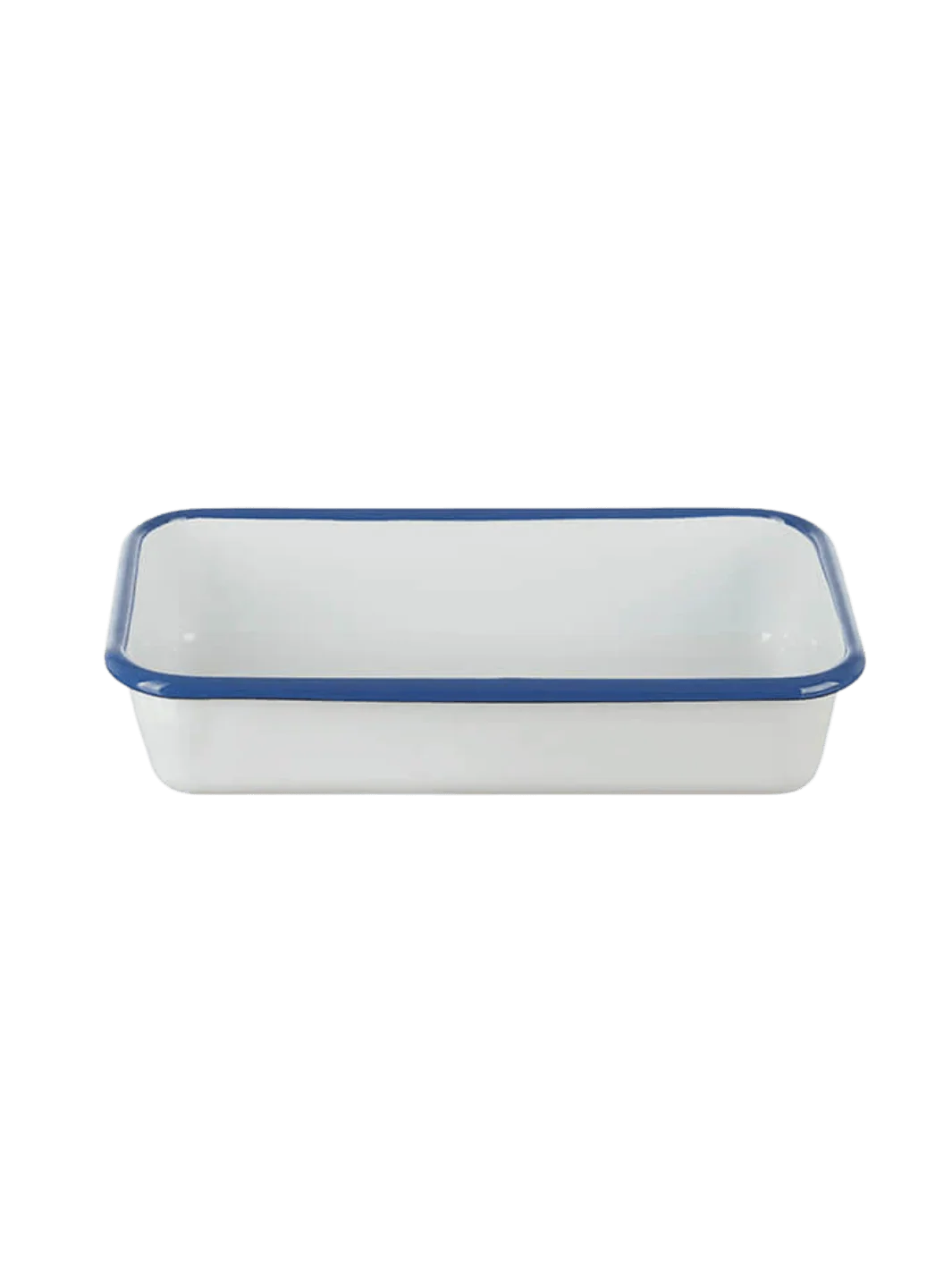 White/Blue Casserole Dish, 5 cm