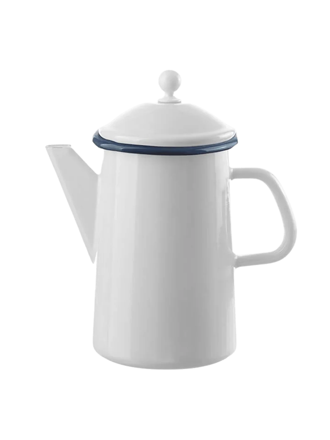 White/Blue Coffee Pot