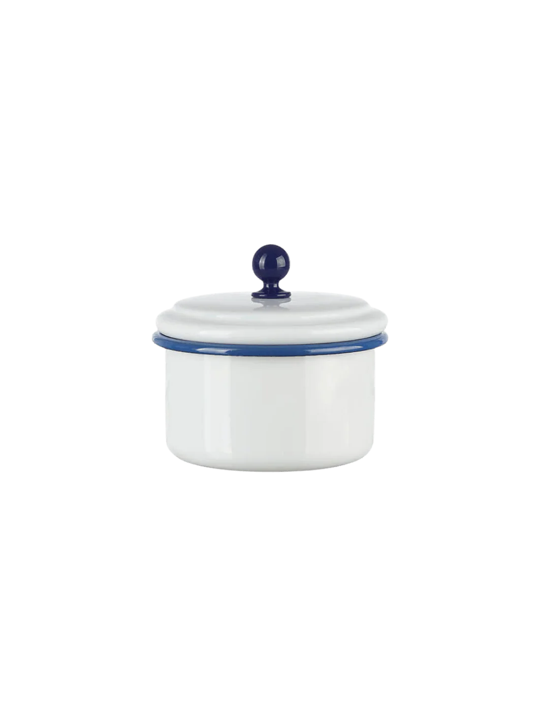 White/Blue Small Storage Container