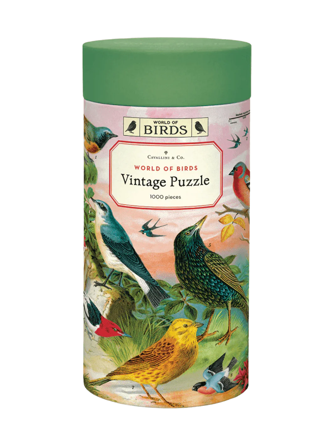 World of Birds 1000 Piece Vintage Puzzle