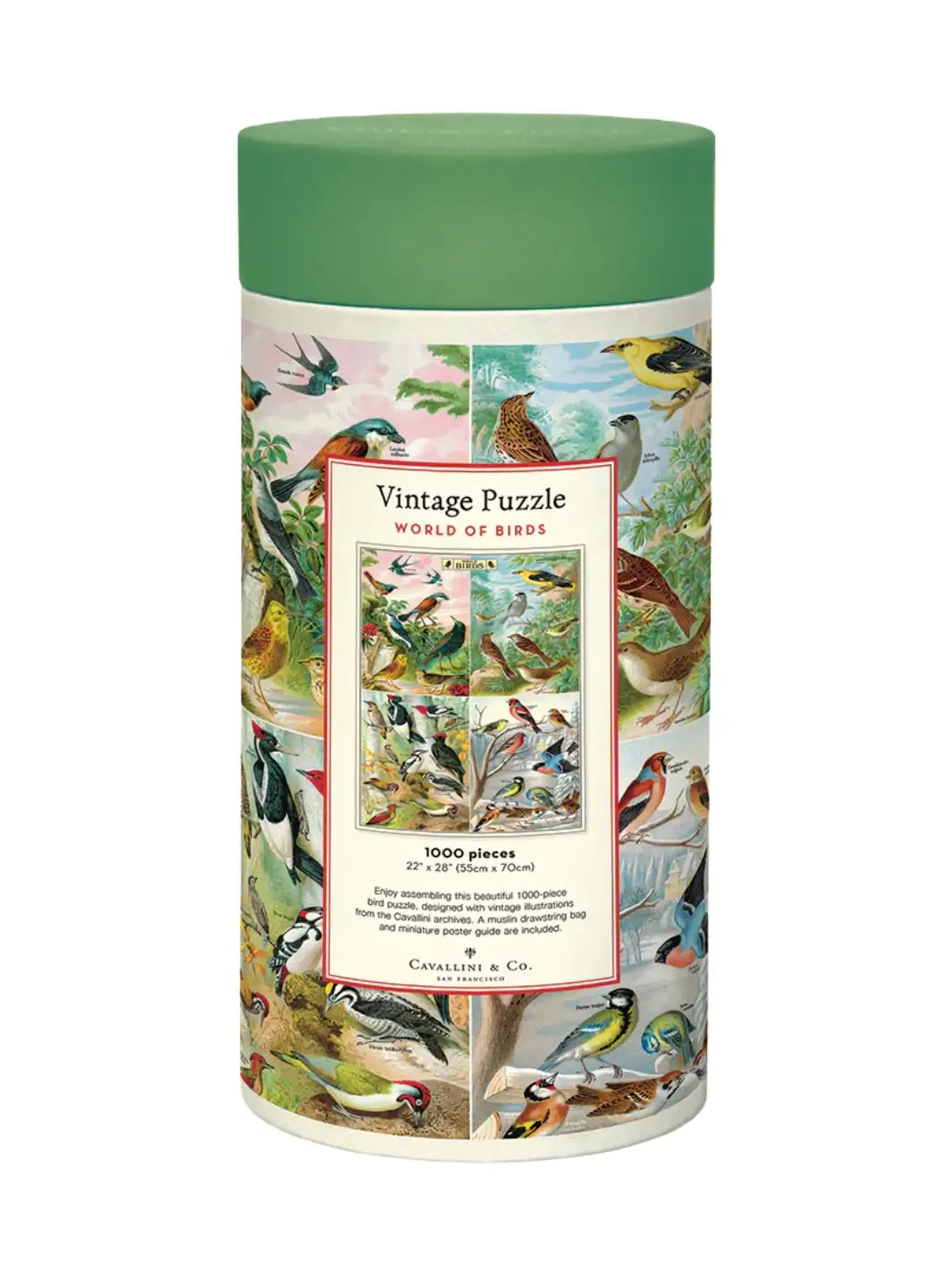World of Birds 1000 Piece Vintage Puzzle - Image 3